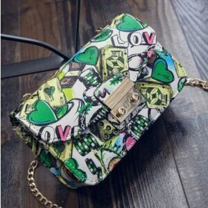 Graffiti Bag for Women Rainbow Color